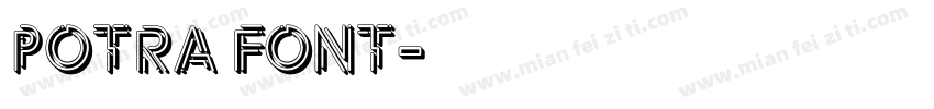 Potra Font字体转换